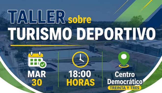 Treinta y Tres será sede de un taller sobre turismo deportivo impulsado junto al Ministerio de Turismo