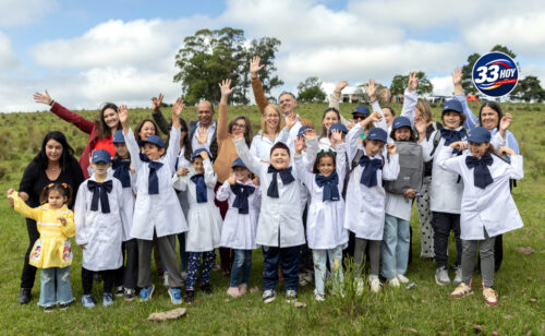 PRESIDENTE ORSI INAUGURÓ OBRAS DE ELECTRIFICACIÓN RURAL EN LA ESCUELA N.º 44 DE SIERRAS DEL YERBAL