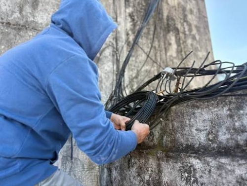 Intento de hurto de cableado público culminó con un condenado