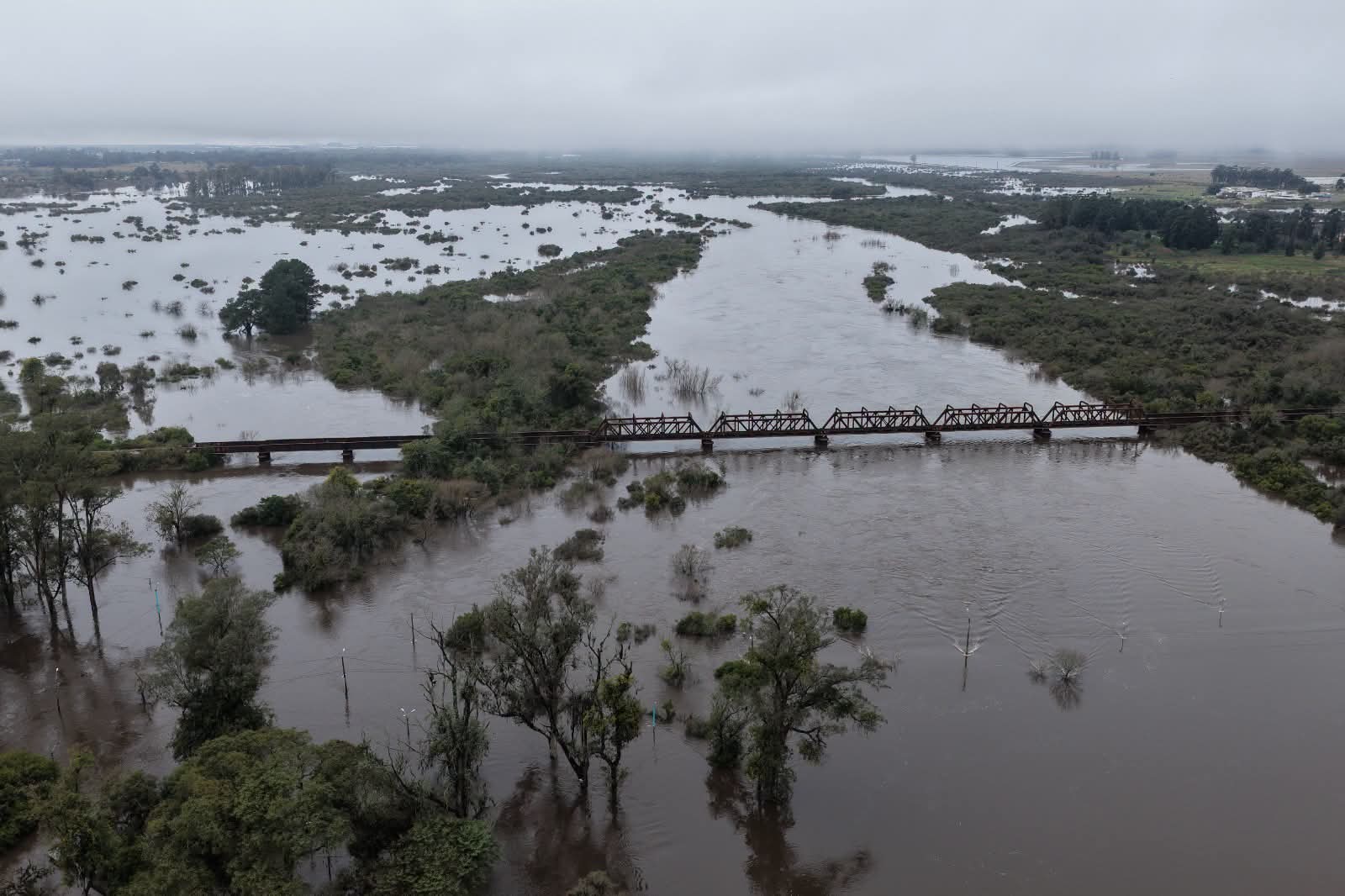 TREINTA Y TRES EN ALERTA: EL OLIMAR ALCANZA 7,40 METROS Y ESPERAN MÁS AGUA DE LA CUENCA ALTA