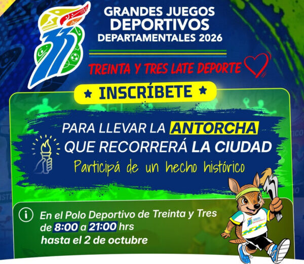 LA ANTORCHA RECORRERÁ 18 KILÓMETROS Y ATRAVESARÁ DISTINTOS BARRIOS PARA DAR INICIO A LOS GRANDES JUEGOS DEPORTIVOS