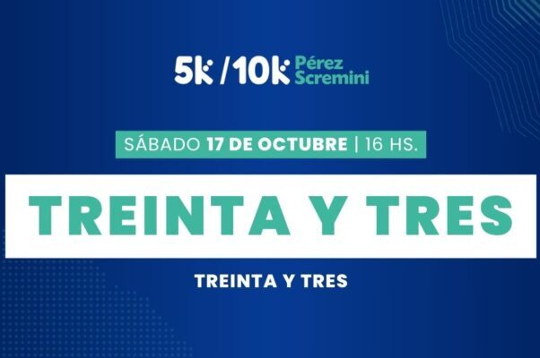 TREINTA Y TRES SE PREPARA PARA CORRER Y CAMINAR POR LA FUNDACIÓN PÉREZ SCREMINI